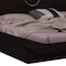 Homeroots 77 x 90 x 40 in. Modern Eastern King Wenge High Gloss Bed 343918 - alternate 3